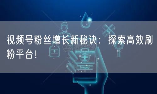视频号粉丝增长新秘诀：探索高效刷粉平台！