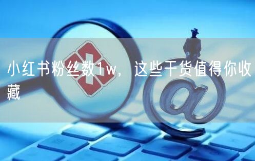 小红书粉丝数1w，这些干货值得你收藏