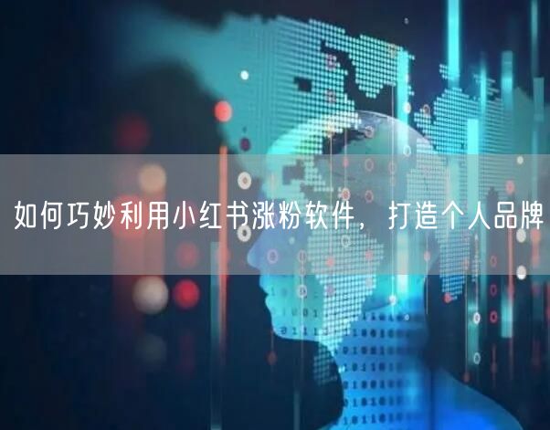 如何巧妙利用小红书涨粉软件，打造个人品牌